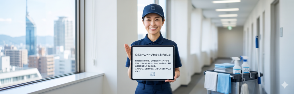 公式ウェブサイト公開のお知らせ gemini generated image 9f275u9f275u9f27